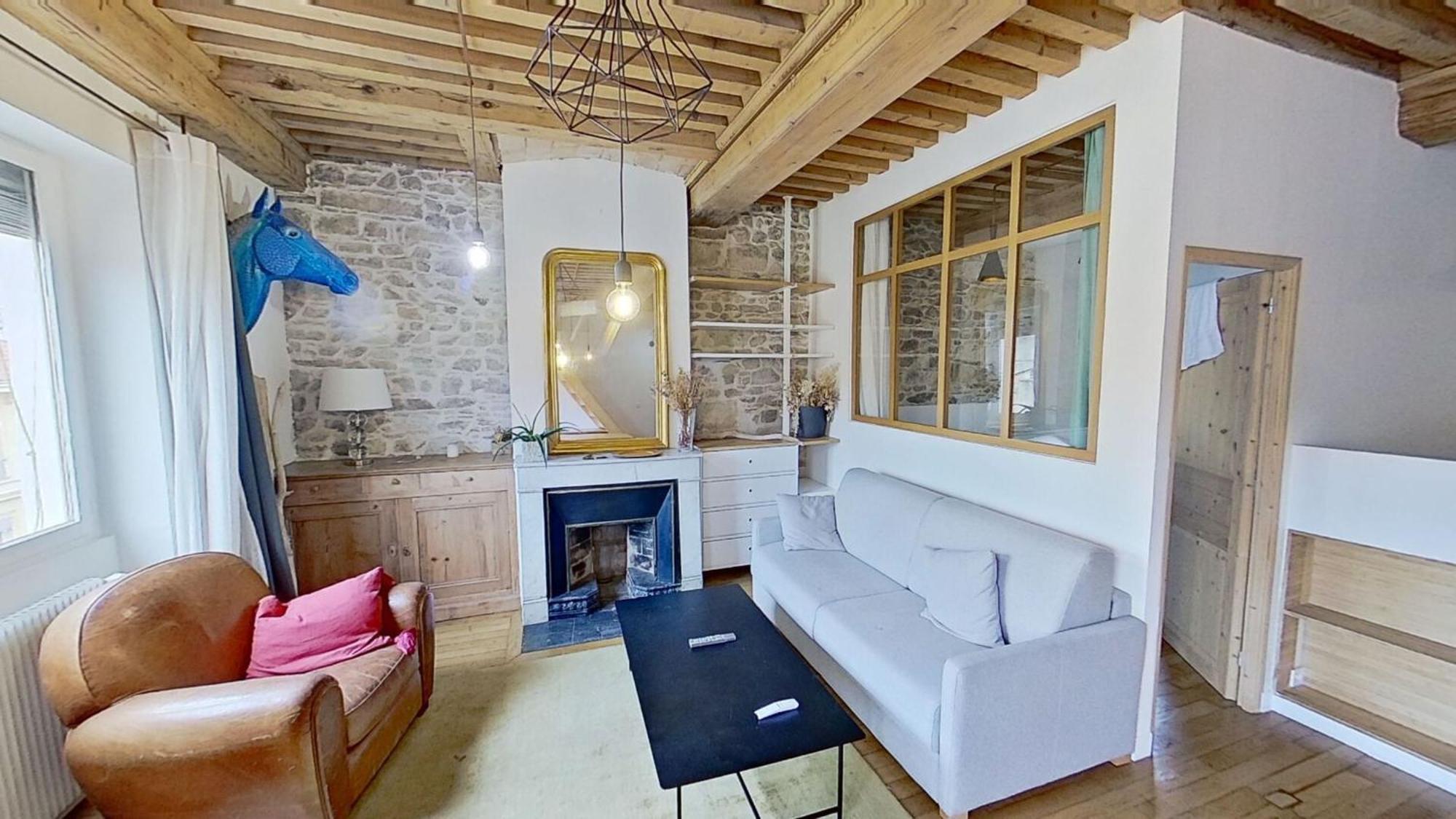 Appartement T3 Hyper Centre De Lyon, Super Vue Fourviere Exterior foto