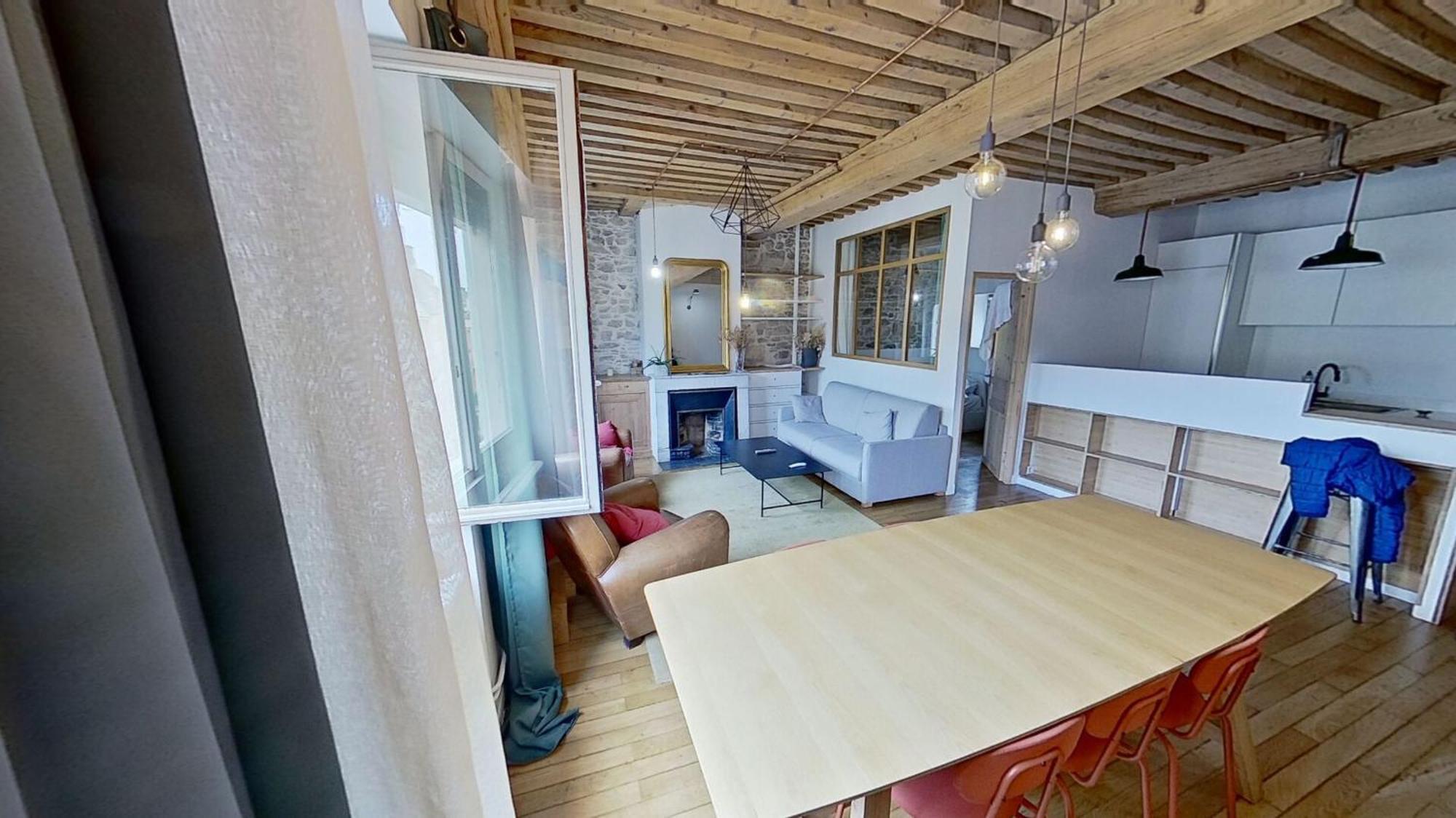 Appartement T3 Hyper Centre De Lyon, Super Vue Fourviere Exterior foto