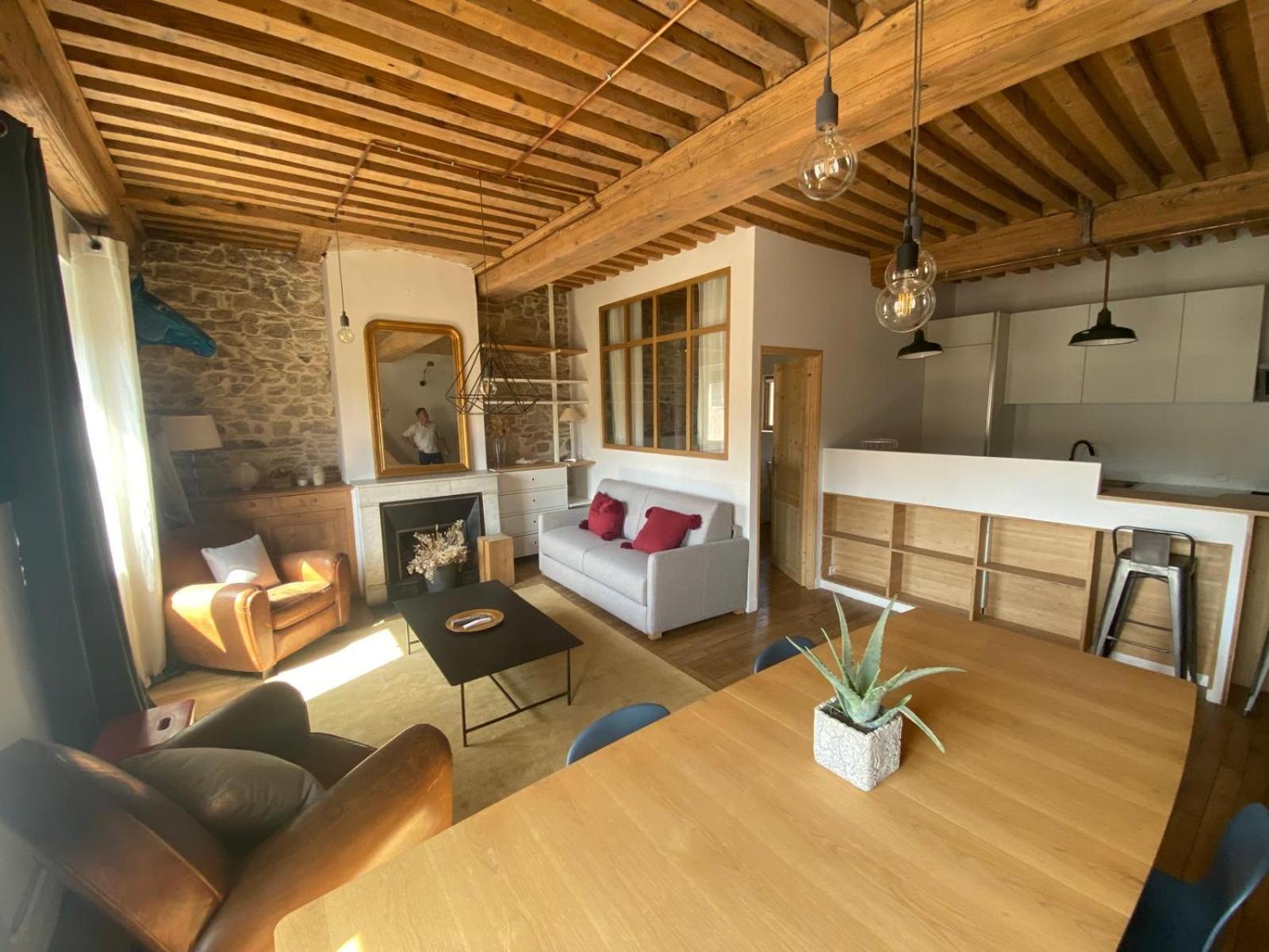 Appartement T3 Hyper Centre De Lyon, Super Vue Fourviere Exterior foto